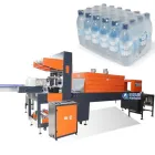 Empaquetadora semiautomática de la película de encogimiento del PE para el agua mineral del jugo de la cerveza de la bebida - Máquina de envasado por termocontracción - foodmachtech