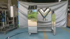 Mezclador inoxidable automático de alta velocidad del cono 30-500l del mezclador del polvo de la comida tipo V - Mezclador - foodmachtech
