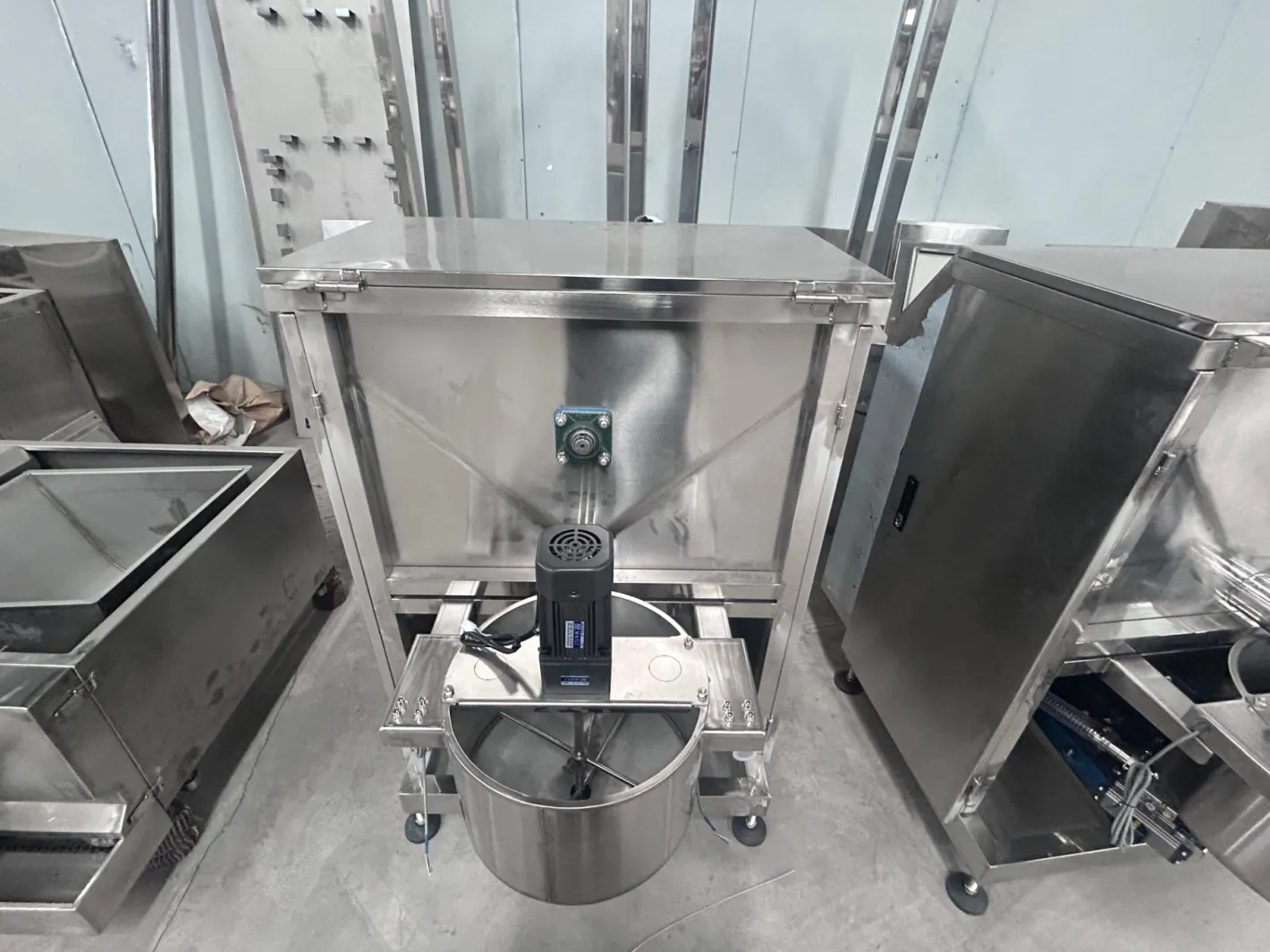 Viene con un dispensador de fragancia en polvo - Línea de condimento - foodmachtech