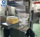 Empaquetadora semiautomática de la película de encogimiento del PE para el agua mineral del jugo de la cerveza de la bebida - Máquina de envasado por termocontracción - foodmachtech