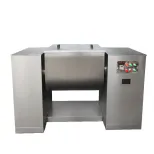 Horizontal Servo Motor Elétrica Inclinação Descarga 100L 200L 500L Food Grade Em Forma de U Inclinação Automática Auto Descarga Mixer - Misturador - foodmachtech