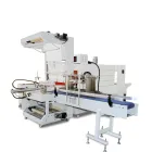 Automatische Kunststoff abgefüllte Saft wasser PE Thermische Schrumpfung und Hülse Verpackungs maschinen 24 Flaschen - Schrumpfverpackungsmaschine - foodmachtech