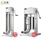 Hochleistungs-Vertikale Elektro wurst Stuffer Edelstahl Fleisch füller für Hot Dog Maker Zustand - Wurstfüller - foodmachtech