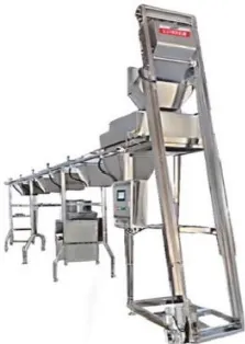 Aire automático que transporta la línea de alimentación del dispositivo - Extrusora - foodmachtech