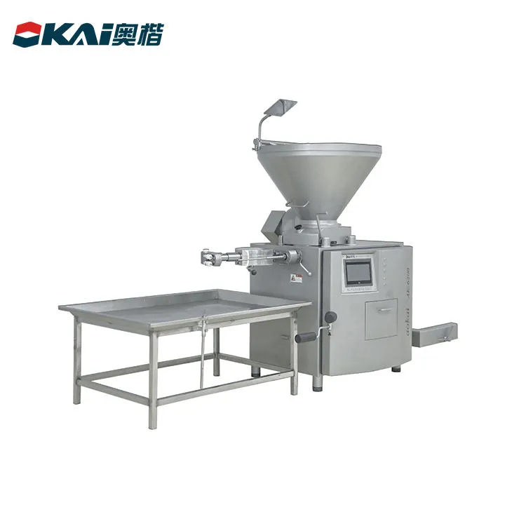Máquina de llenado automática Polony 240L vacío Hooper carne pura salchicha que hace las máquinas - Embutidora de salchichas - foodmachtech
