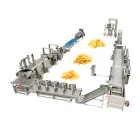 Chaîne de production automatique de frites friteuse avec l'échangeur de chaleur - Machine à frire - foodmachtech