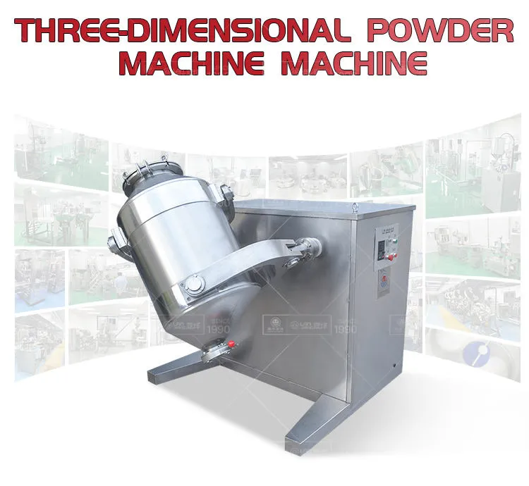 Impianti di miscelazione tridimensionale per uso alimentare, - Miscelatore - foodmachtech