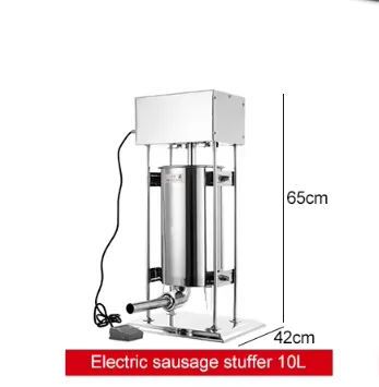Hoch leistungs elektrischer Edelstahl Hot-Dog & Wurst Stuffer Fleisch füller mit neuem Zustand Vertikaler elektrischer Wurst hersteller - Wurstfüller - foodmachtech