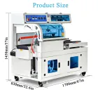Túnel de calor automático que empaqueta la máquina de envoltura retráctil Pof Film Auto Wrapper Shrink Wrap Packing Machine - Máquina de envasado por termocontracción - foodmachtech