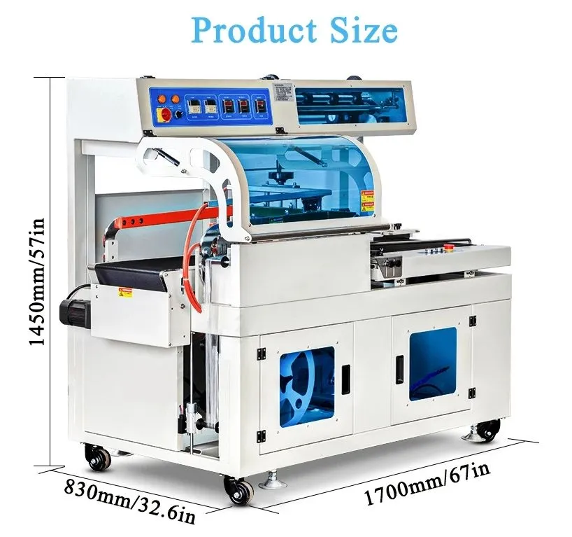 Túnel de calor automático que empaqueta la máquina de envoltura retráctil Pof Film Auto Wrapper Shrink Wrap Packing Machine - Máquina de envasado por termocontracción - foodmachtech
