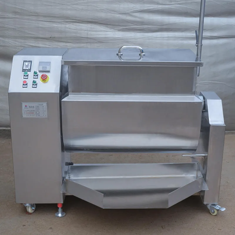 Chaqueta eléctrica calefacción mezclador con inclinación de la mano descarga fácil limpieza cinta para alimentos productos salud - Mezclador - foodmachtech