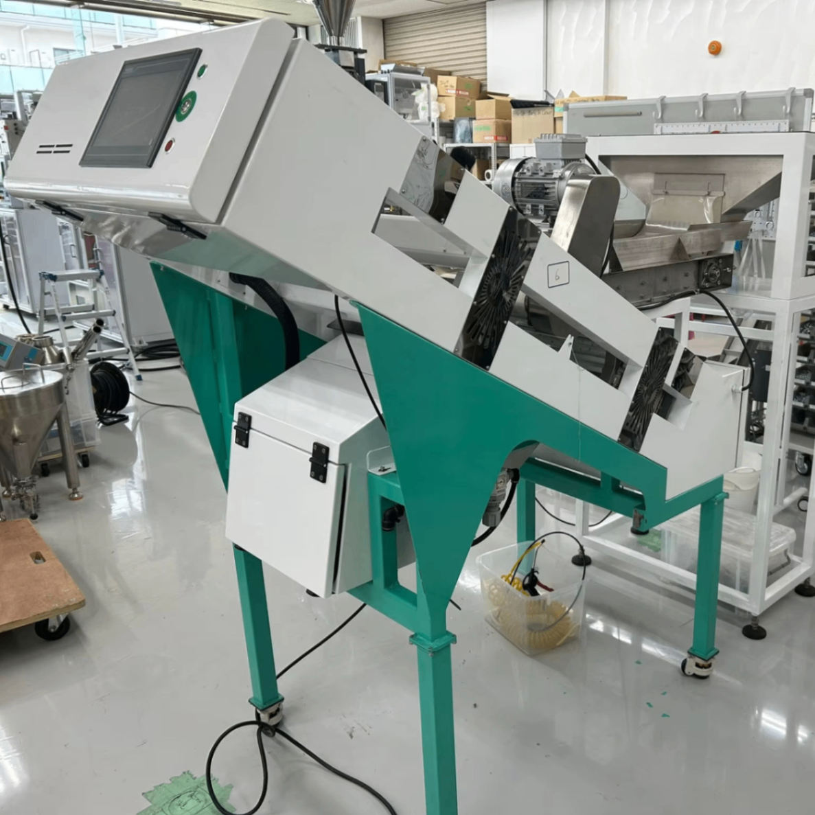 Wenyao Professional 1 Rutsche Rosinen-Farbsortierer Optischer Trocken frucht-Farb sortier maschine