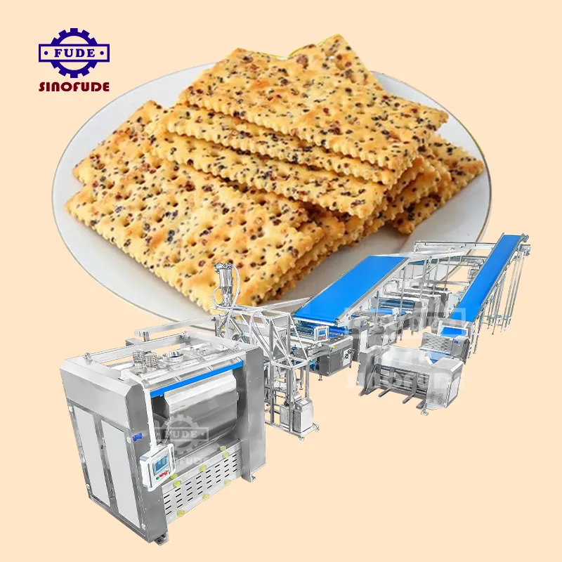 Máquina de galletas sándwich personalizado galleta fabricante automático suave galleta línea de producción - Extrusora de galletas - foodmachtech