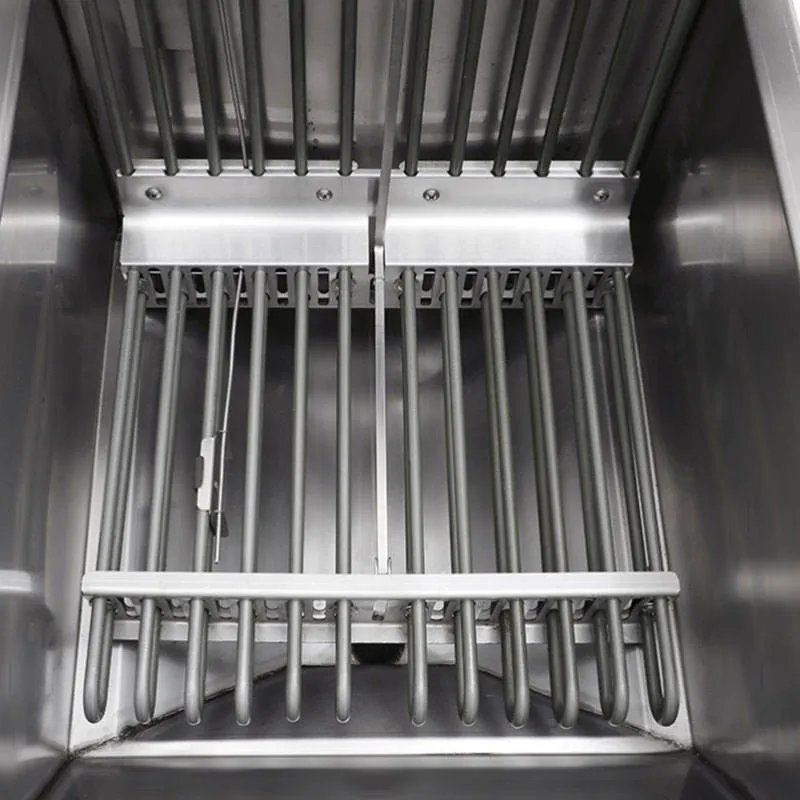 Eléctrico automático cesta elevación freidora hamburguesa equipo pollo frito papas fritas - Freidora profunda - foodmachtech