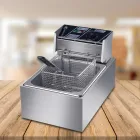 Large Capacity Electric Fryer Fried String Engine Fryer Intelligent Digital Display  - Deep Fryer - foodmachtech