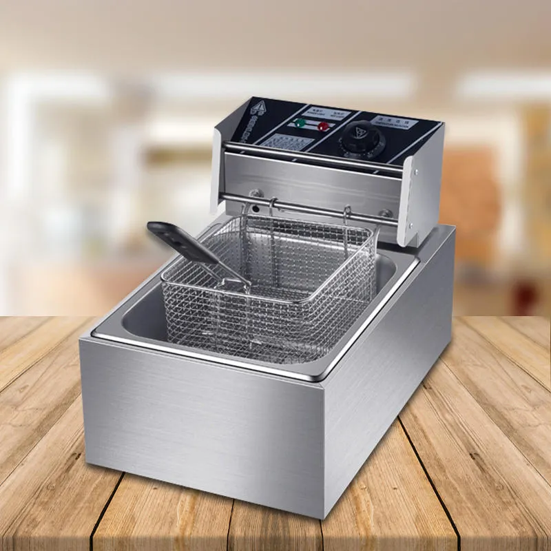 Large Capacity Electric Fryer Fried String Engine Fryer Intelligent Digital Display  - Deep Fryer - foodmachtech