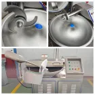 Picador LC-6X completamente automático de alta potencia comercial de la carne 120L y de la verdura - Cortador de tazón - foodmachtech