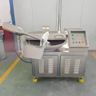 Picador LC-6X completamente automático de alta potencia comercial de la carne 120L y de la verdura - Cortador de tazón - foodmachtech