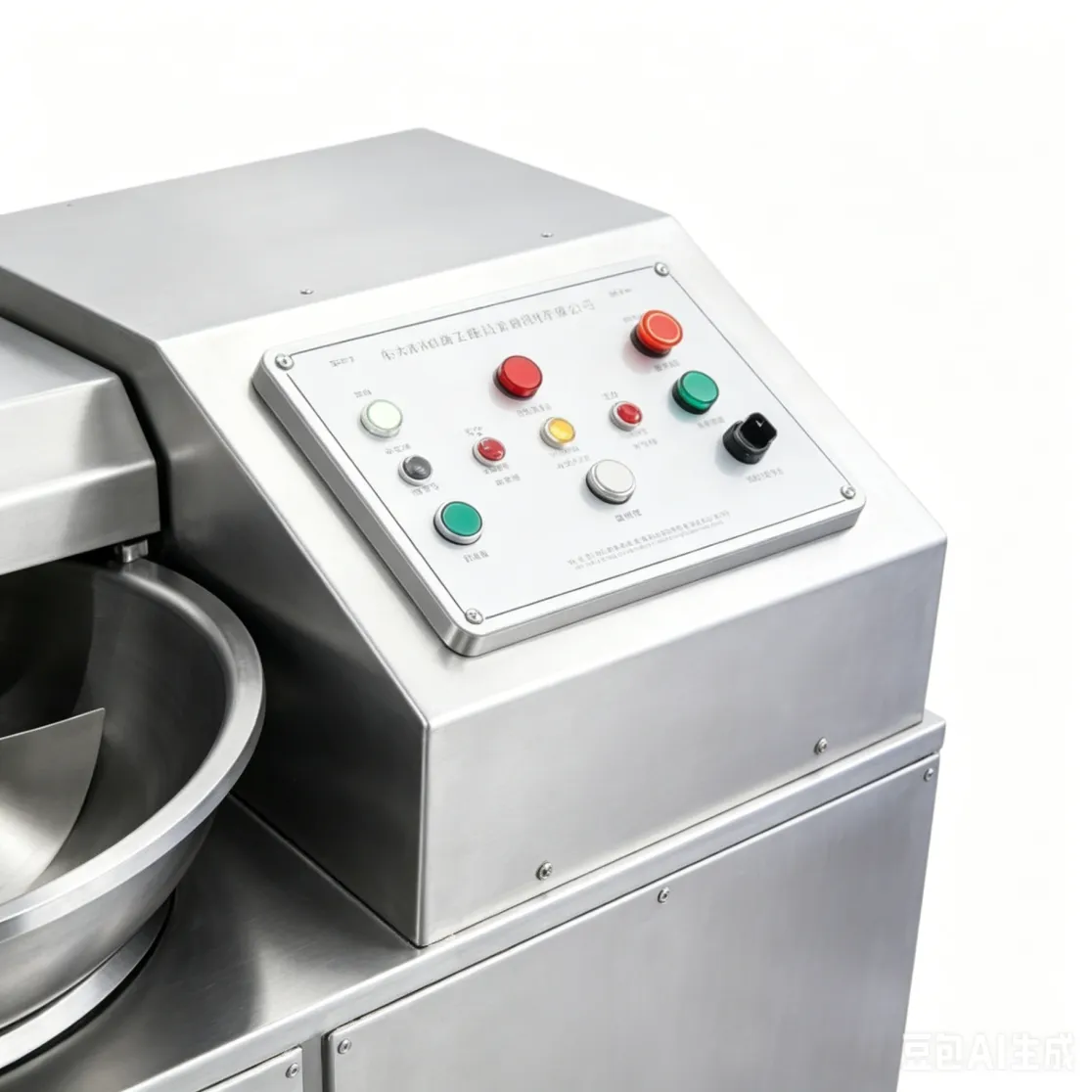 Picador LC-6X completamente automático de alta potencia comercial de la carne 120L y de la verdura - Cortador de tazón - foodmachtech