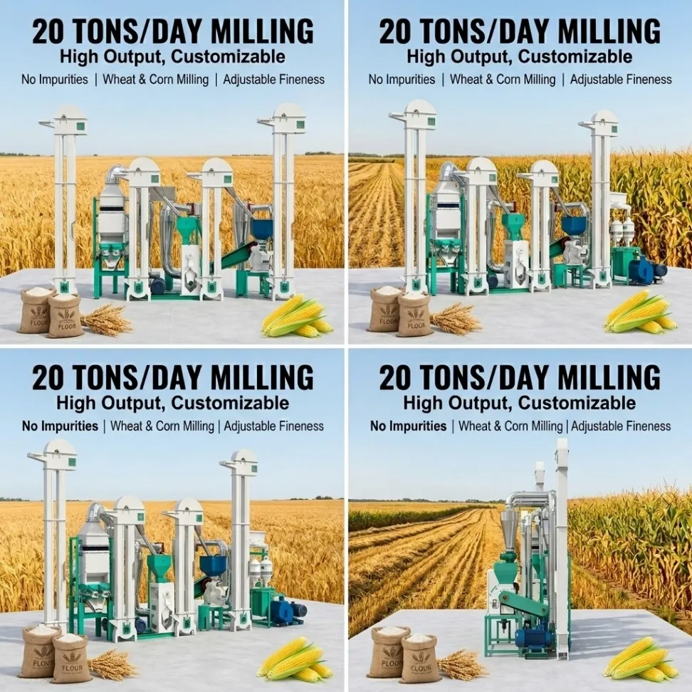 Maquinaria completa del molino de grano Proyecto de molienda de harina personalizado - Molino de molienda - foodmachtech