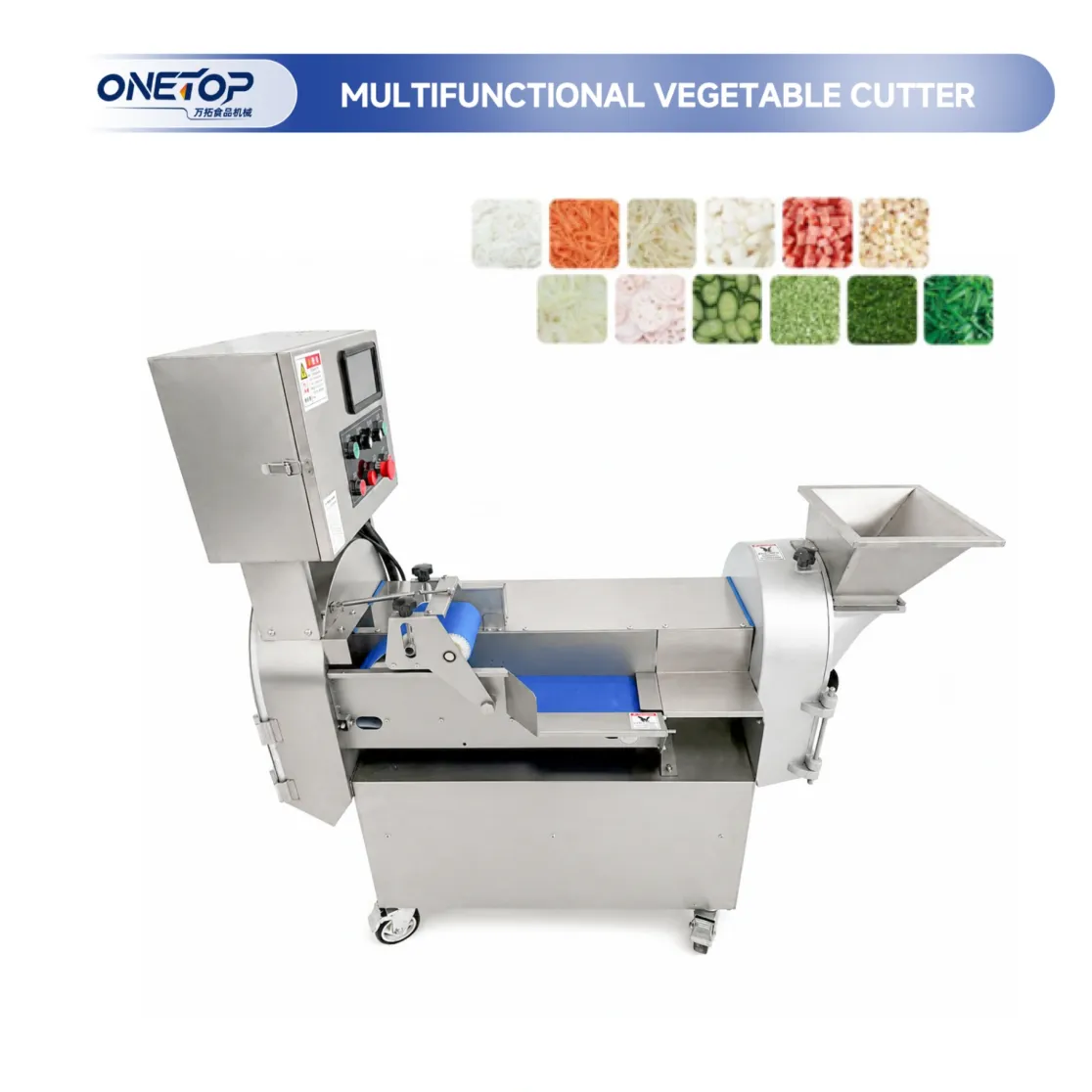 El cortador de verduras multifuncional de frecuencia variable YQC-850 es asequible y tiene un rendimiento estable - Cortador de verduras - foodmachtech