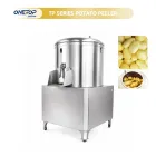 El pelador de patatas TP-400 es adecuado para pelar de alta capacidad, totalmente automático de patatas y patatas dulces - Máquina peladora - foodmachtech