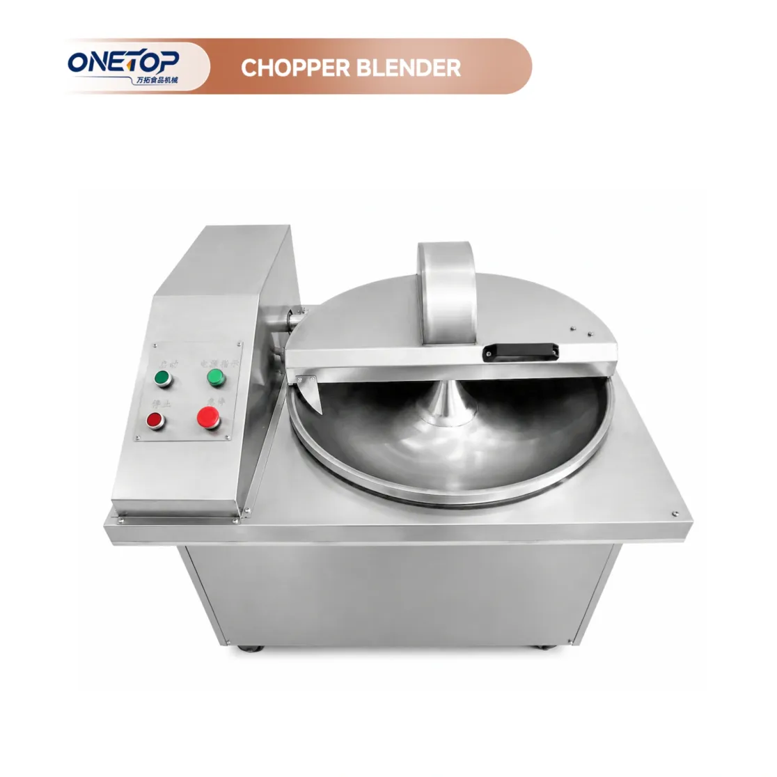 Chopper de acero inoxidable totalmente automático de alta calidad a un precio asequible - Cortador de tazón - foodmachtech