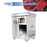 Voll automatischer Lebensmittel-Edelstahl-Schüssel-Chopper für die Fleisch verarbeitung - Fleischwolf - foodmachtech