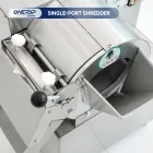 Triturador e fatiador de cabeça única de aço inoxidável totalmente automático para batatas e rabanetes - Máquina corte Julienne - foodmachtech
