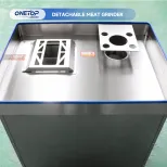 Voll automatischer Lebensmittel-Edelstahl-Schüssel-Chopper für die Fleisch verarbeitung - Fleischwolf - foodmachtech