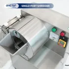 Triturador e fatiador de cabeça única de aço inoxidável totalmente automático para batatas e rabanetes - Máquina corte Julienne - foodmachtech