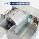 Máy cắt và cắt một đầu bằng thép không gỉ Tự động hoàn toàn cho khoai tây và củ cải - Máy cắt julienne - foodmachtech