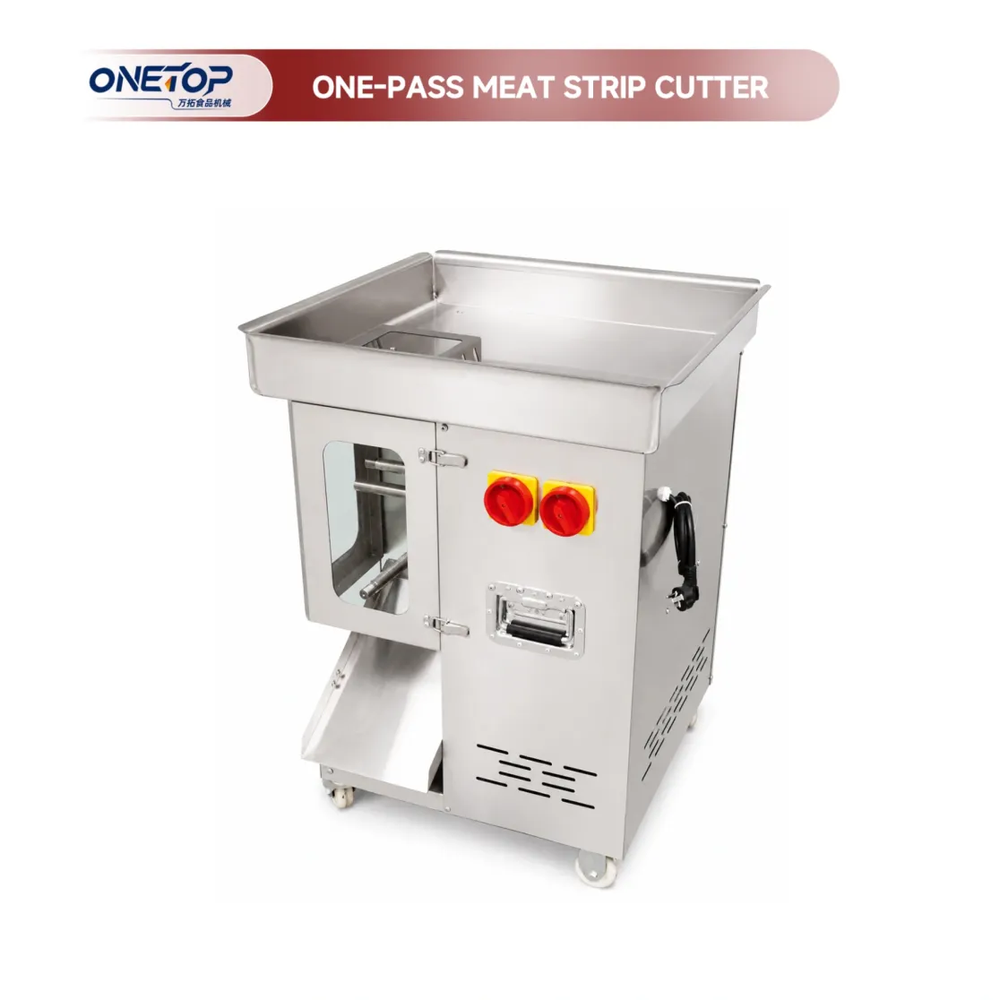 Trituradora de una pasada completamente automática de alta calidad para la carne - Trituradora - foodmachtech