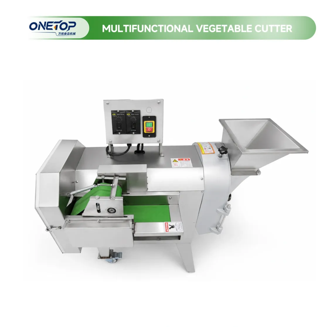 Hochwertiger voll automatischer Edelstahl-multifunktion aler Gemüses ch neider mit variabler Geschwindigkeit - Gemüses ch neider - foodmachtech