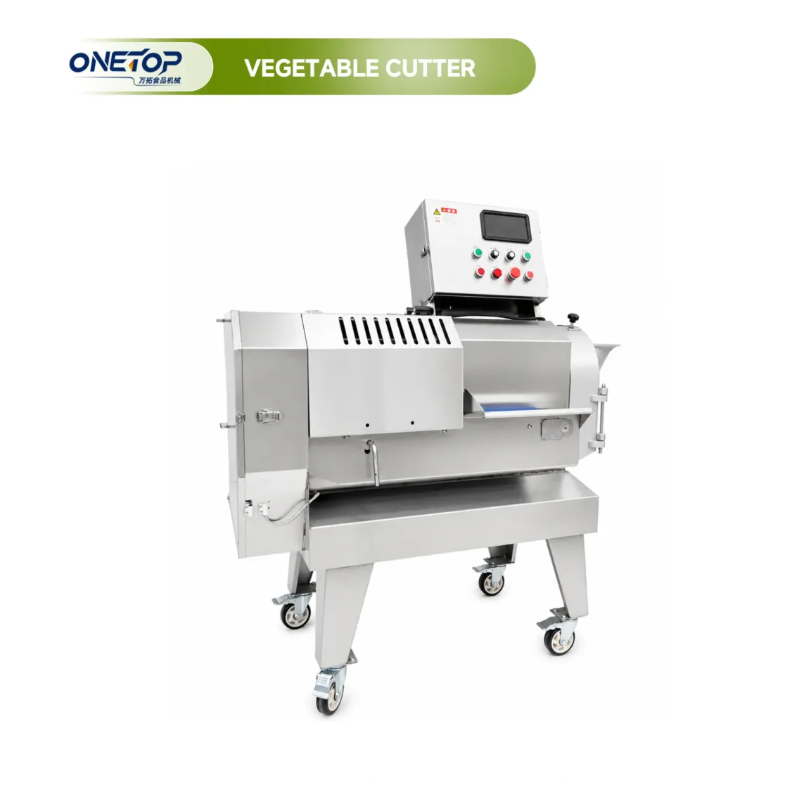 Taglierina per verdure multifunzione a frequenza variabile in acciaio inossidabile completamente automatica - Tagliaverdure - foodmachtech
