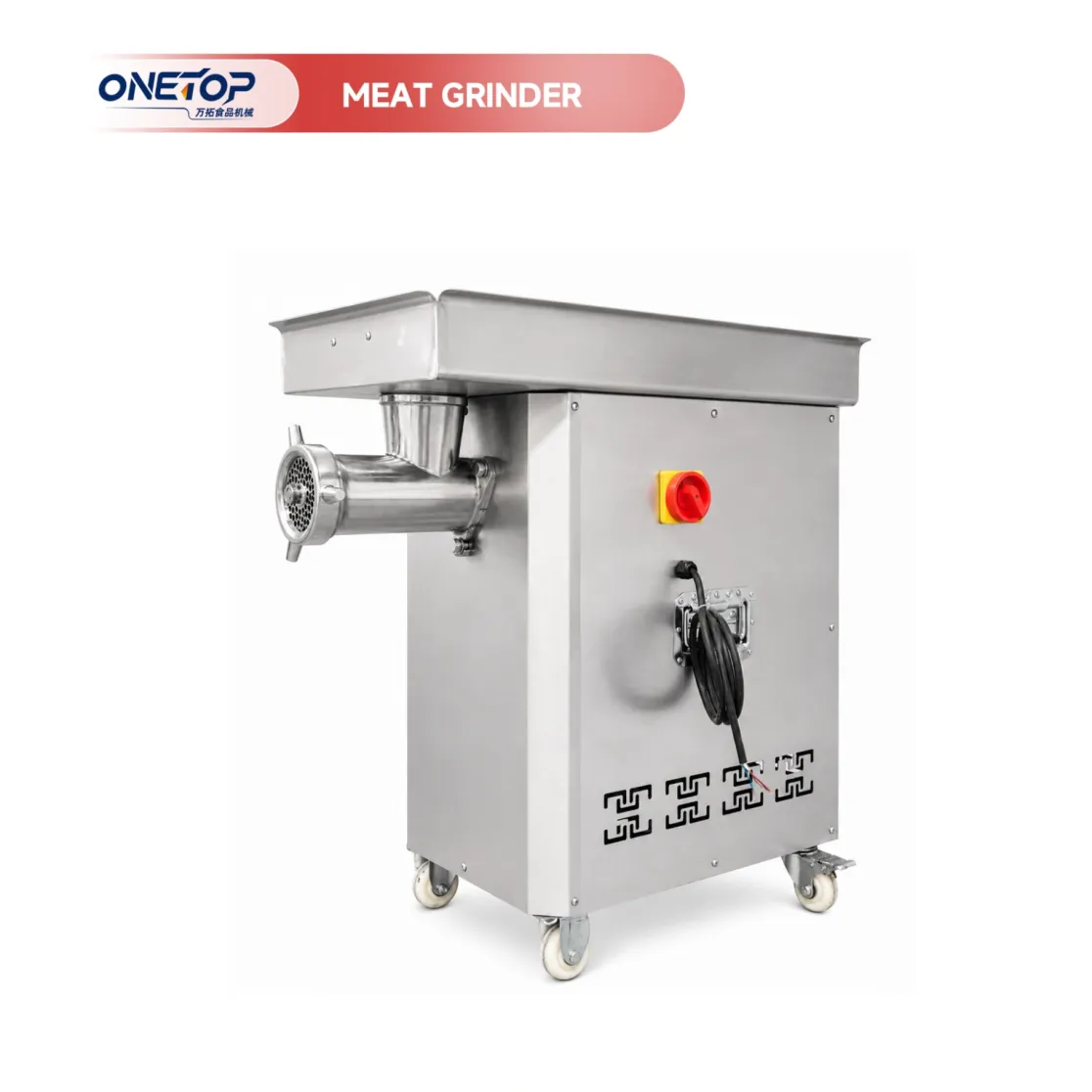 Picadora de carne completamente automática de la capacidad grande para la carne - Molino de carne - foodmachtech