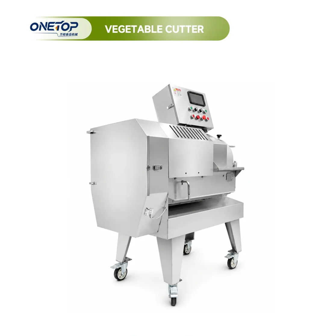 Taglierina per verdure multifunzione a frequenza variabile in acciaio inossidabile completamente automatica - Tagliaverdure - foodmachtech
