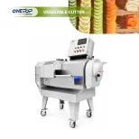 Fully automatic stainless steel variable frequency multifunctional vegetable cutter for cutting radishes and potatoes - Vegetable Cutter - foodmachtech