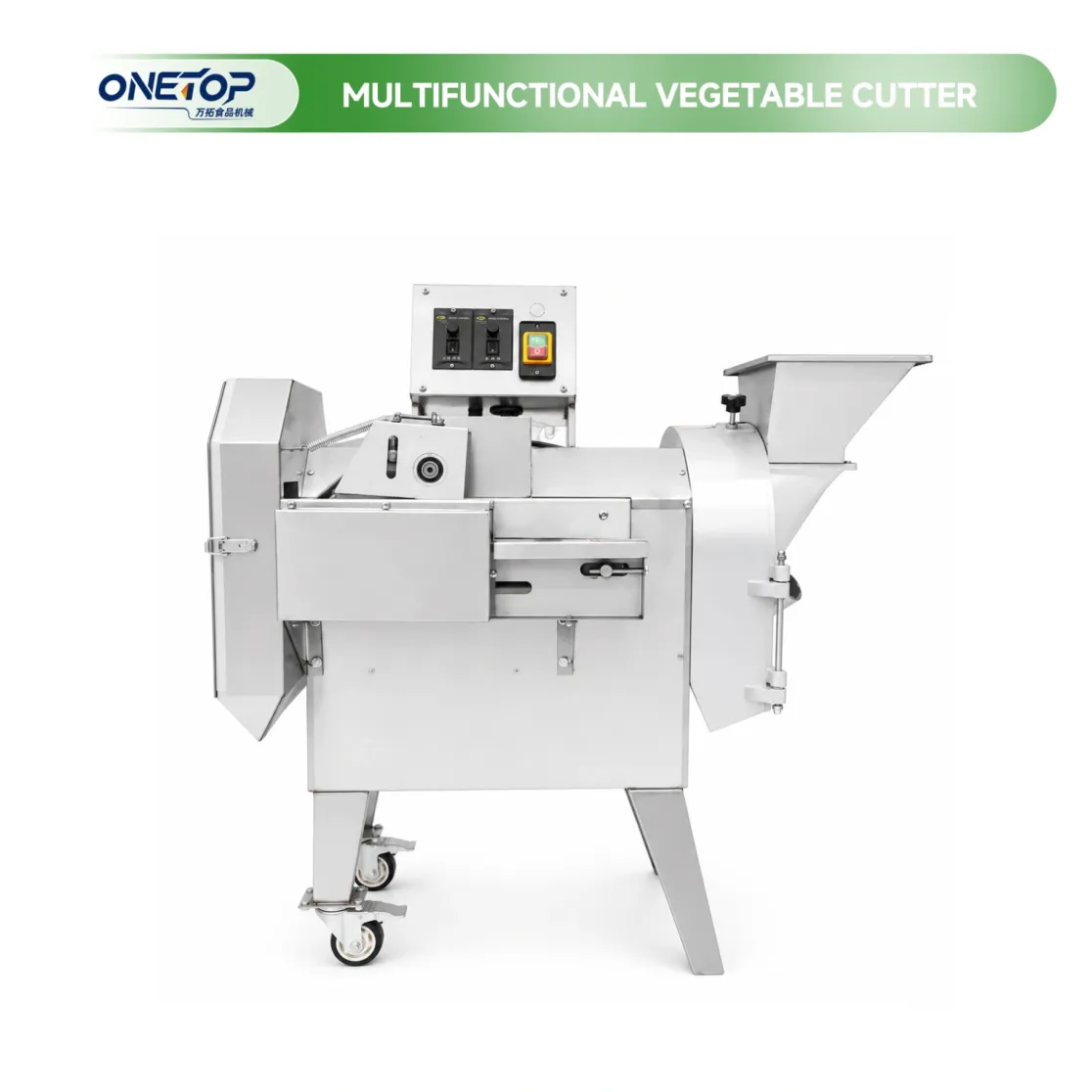 Hochwertiger voll automatischer Edelstahl-multifunktion aler Gemüses ch neider mit variabler Geschwindigkeit - Gemüses ch neider - foodmachtech