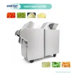 Máy cắt rau củ YQC-660 tự động hoàn toàn dễ sử dụng và phù hợp với tất cả các loại rễ, thân và rau lá - Dụng cụ cắt rau củ - foodmachtech