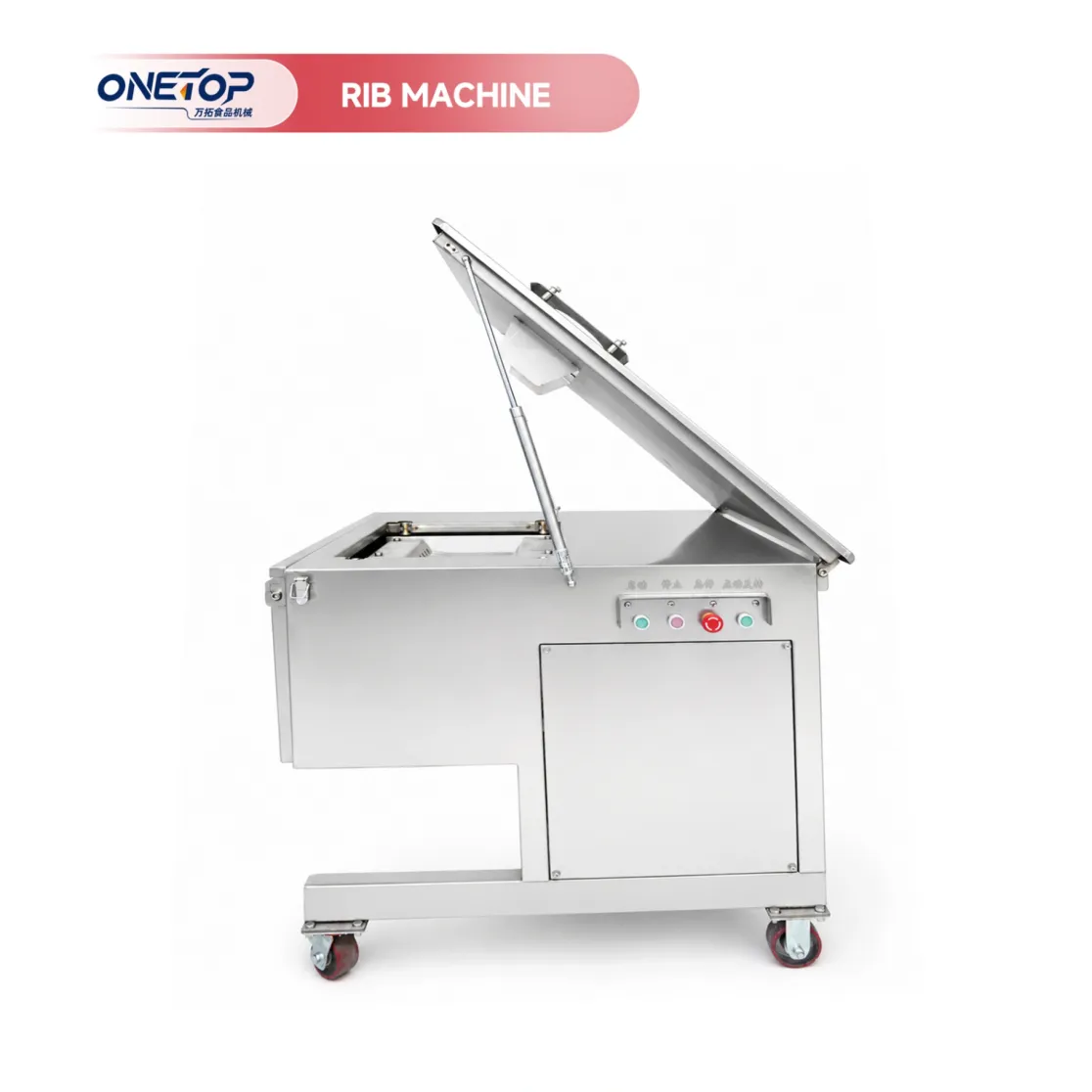La cortadora completamente automática de la costilla es conveniente para cortar los huesos como la carne de vaca en secciones - Máquina de corte de cubo de carne - foodmachtech