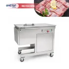 La cortadora completamente automática de la costilla es conveniente para cortar los huesos como la carne de vaca en secciones - Máquina de corte de cubo de carne - foodmachtech