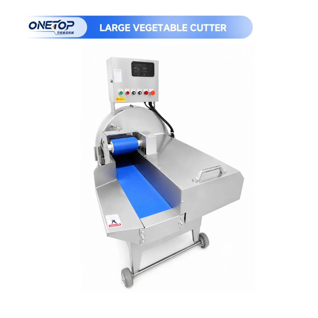 La cortadora de verduras de hoja grande YQC-806 totalmente automática se utiliza para cortar verduras y melones - Cortador de verduras - foodmachtech