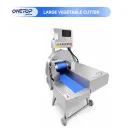 La cortadora de verduras de hoja grande YQC-806 totalmente automática se utiliza para cortar verduras y melones - Cortador de verduras - foodmachtech