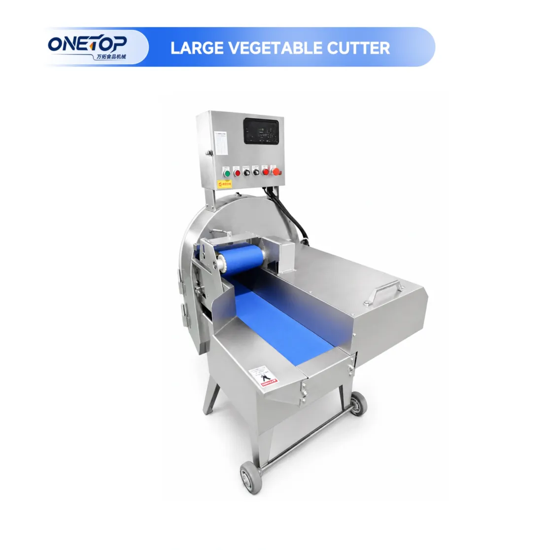 La cortadora de verduras de hoja grande YQC-806 totalmente automática se utiliza para cortar verduras y melones - Cortador de verduras - foodmachtech