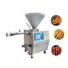 Máquina eléctrica completamente automática del enema del vacío del acero inoxidable 304 de categoría alimenticia - Embutidora de salchichas - foodmachtech