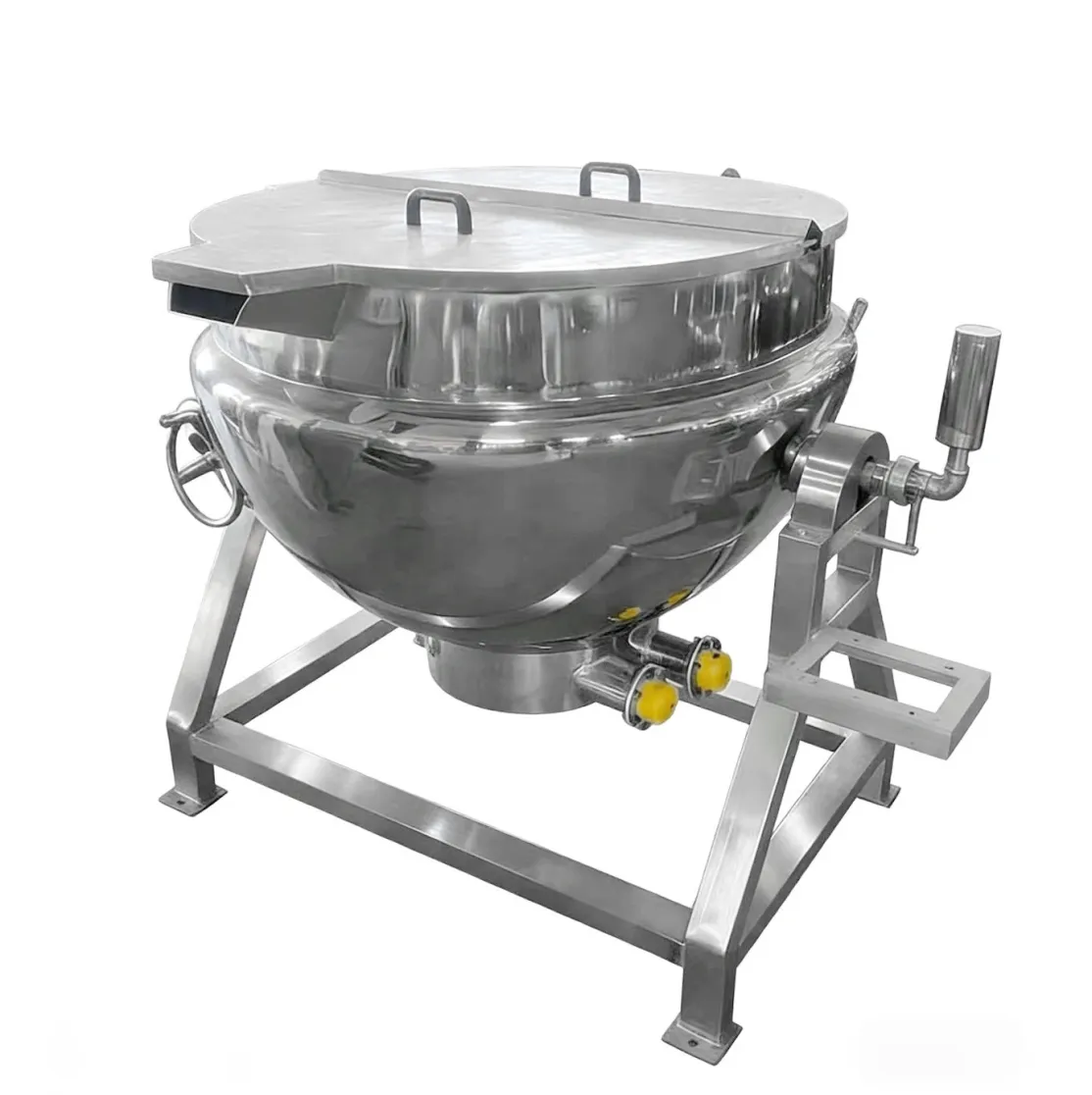 La olla de doble capa se calienta eléctricamente - Wok - foodmachtech