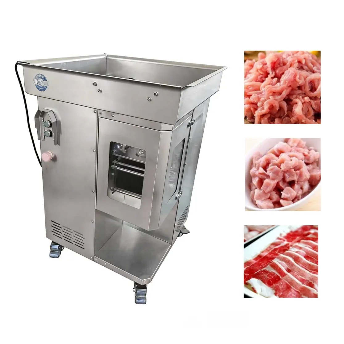 Kommerzielle Frischfleisch-Schneide maschine Schweinest reifen - Fleischwolf - foodmachtech