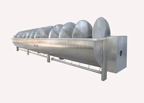 Pre-enfriador espiral: una pieza clave de equipo auxiliar para líneas de sacrificio de aves de corral grandes y medianas. - Plataforma de descarga - foodmachtech