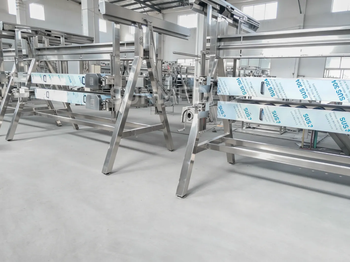 Máquina automática Vertical Poultry De-feathering - Máquina defeathering aves - foodmachtech